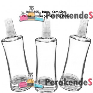 PARFÜM ŞİŞESİ DAR OMUZLU 100ml Kod: 365