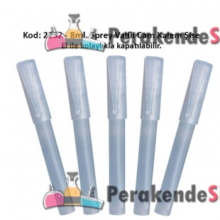 Buzlu Cam Kalem Parfüm Şişesi 8ml Kod: 2232