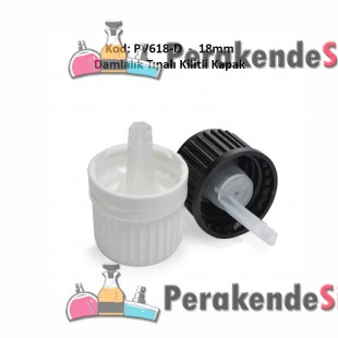 Damlalıklı Tıpalı Kilitli Kapak 18mm Kod: PV618 D