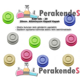 Alüminyum Kapsül Kapak 20mm Kod: ALK-20