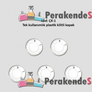 Flakon Çakma Tek Kullanımlık Kilitli Kapak