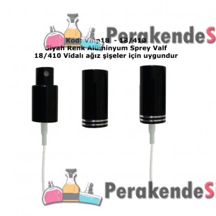 18/410 SİYAH RENK METAL SPREY VALF